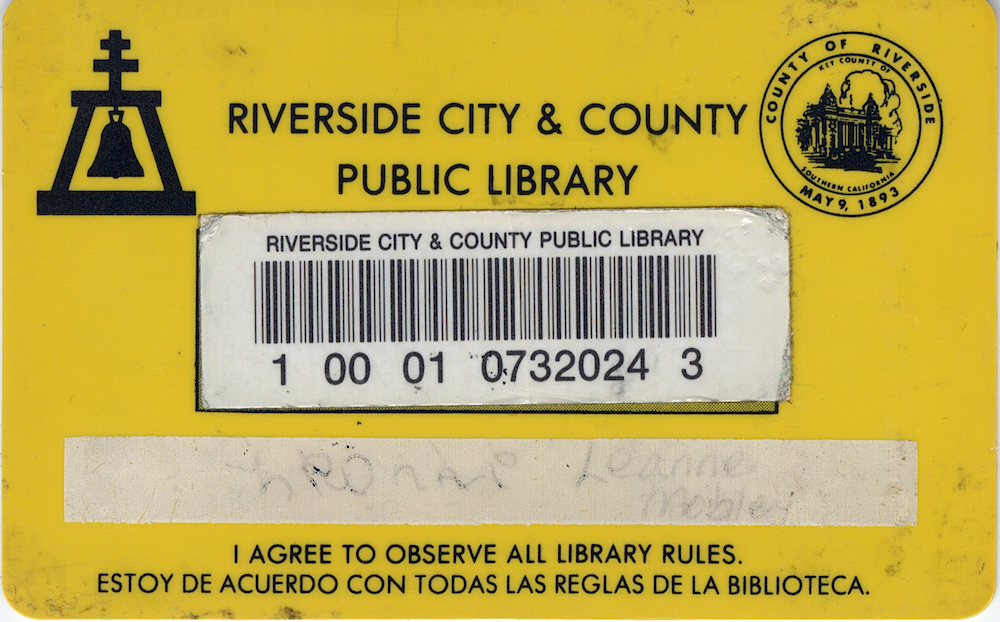 Library card